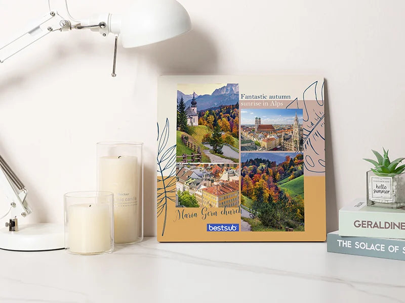 Sublimation Blanks Square Photo Frame(30.5*30.5*1.5cm)