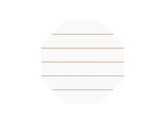 Sublimation Blanks Hexagon MDF Sign w/ Stripes (25.4*25.4*1.5cm)