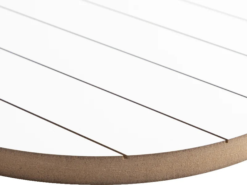 Sublimation Blanks Round MDF Sign w/ Stripes (φ25.4*1.5cm)