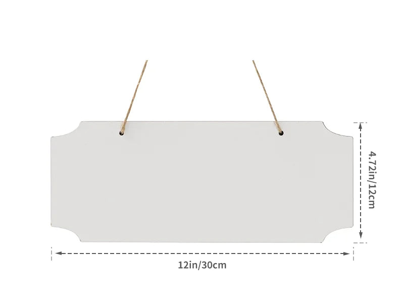 Sublimation Blanks Lace MDF Sign (12*30cm)