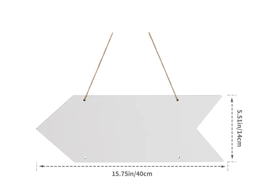 Sublimation Blanks Arrow MDF Sign (14*40cm)