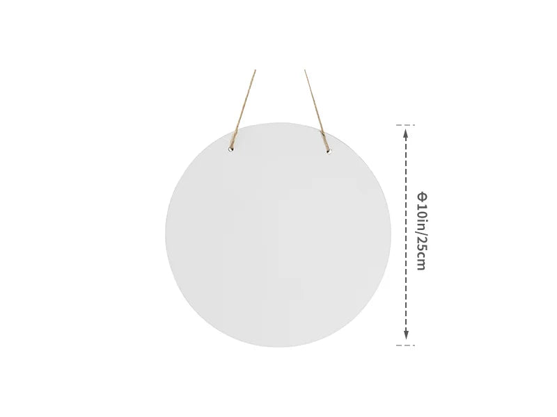 Sublimation Blanks Round MDF Sign (φ25cm)