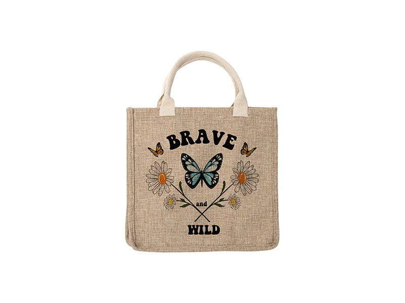 Sublimation Blanks Linen Shopping Bag (32*30*20cm)