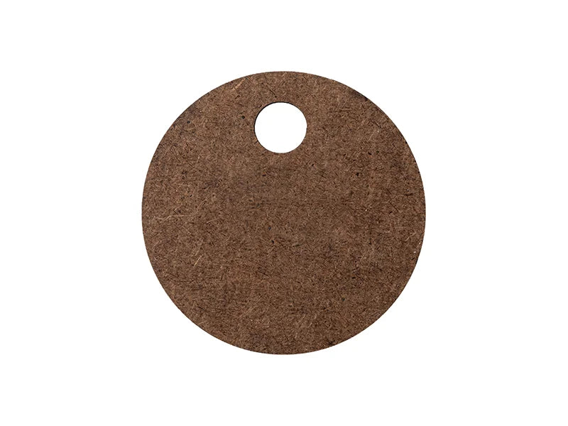 Sublimation Blanks Hardboard Name Tag (φ6.5*0.3cm,RND Shape)