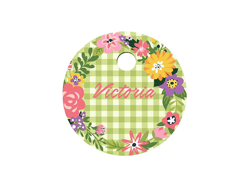 Sublimation Blanks Hardboard Name Tag (φ8*0.3cm,RND Shape)