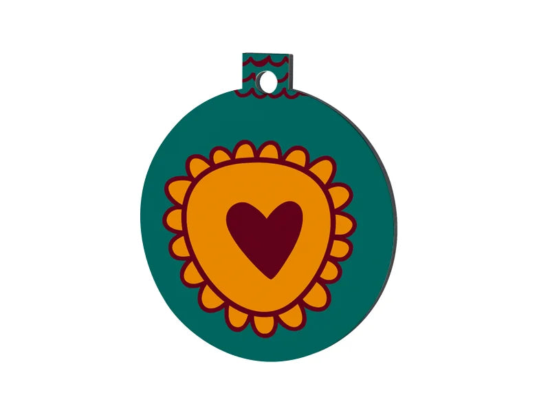Sublimation Blanks 3inch HardBoard Ornament Bulb