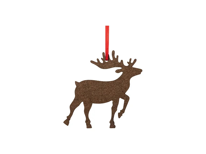Sublimation Blanks MDF Ornament (Deer)