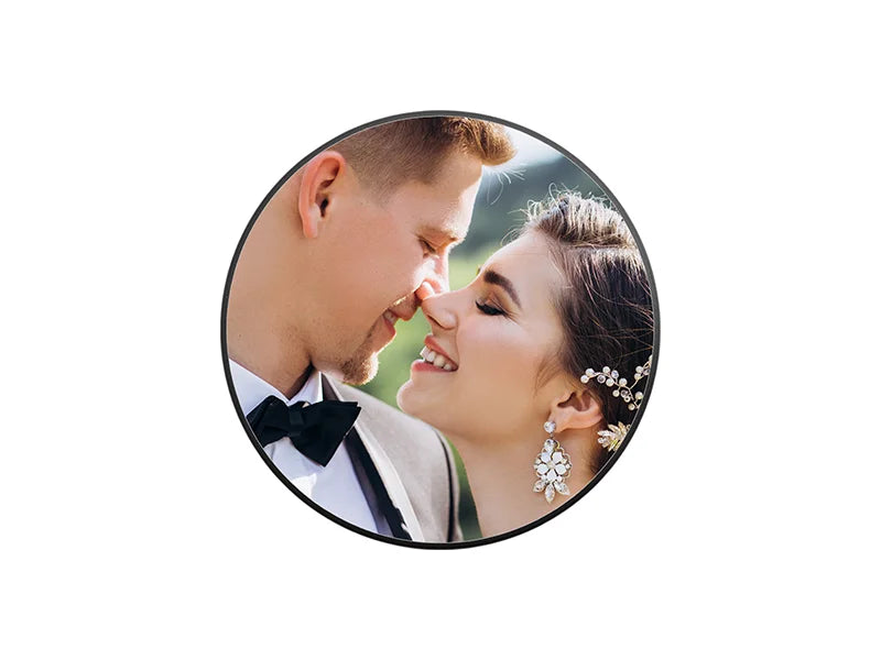 Sublimation 15mm Black Edge MDF Plaque (RND,φ30.48/12inch)