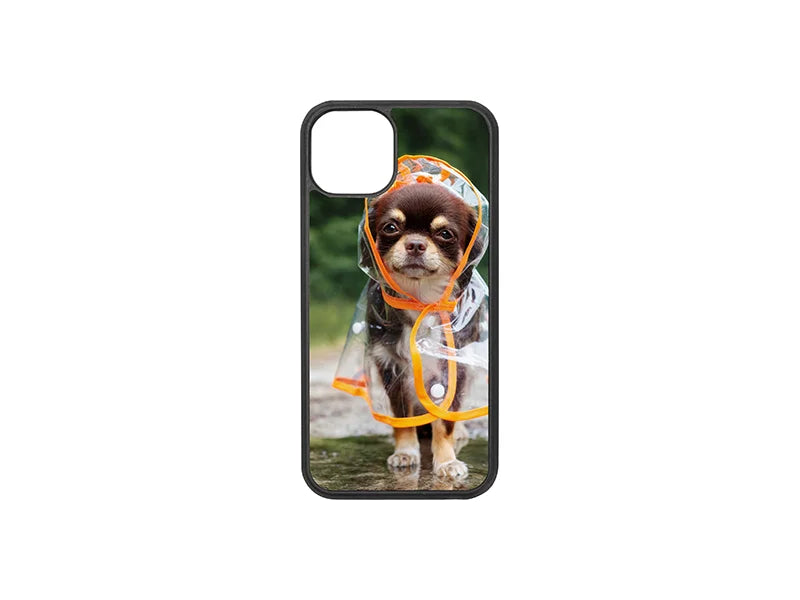 Sublimation Blanks iPhone 13 Cover (Rubber, Black)