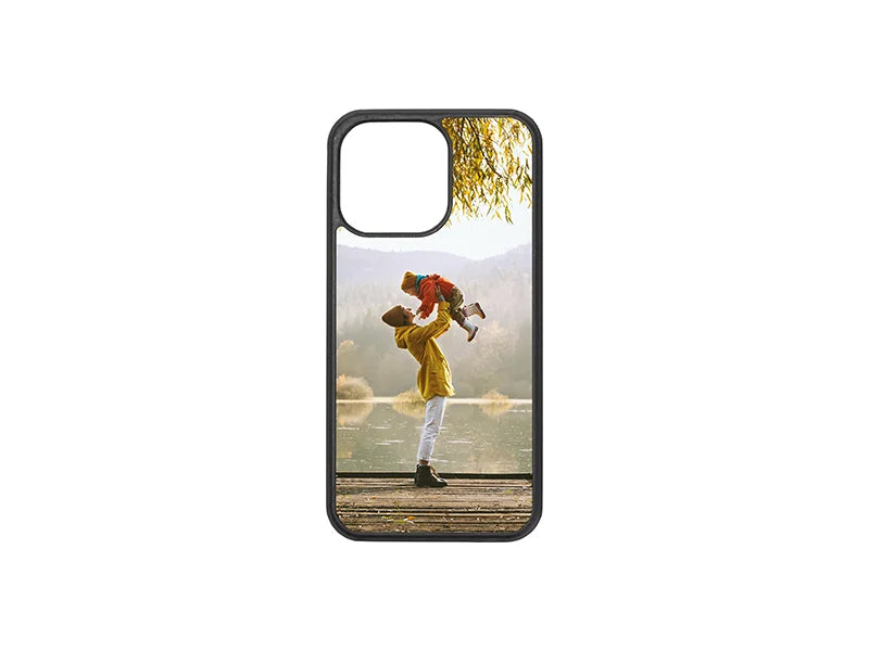 Sublimation Blanks iPhone 13 Pro Cover (Rubber, Black)