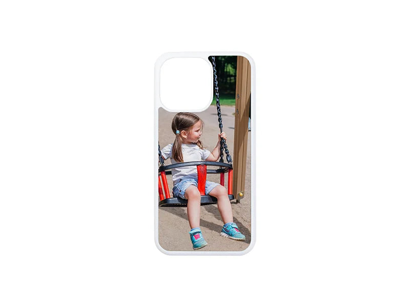 Sublimation Blanks iPhone 13 ProCover (Rubber, White)