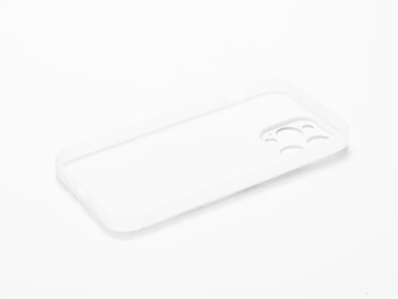 Sublimation Blanks iPhone 14 Pro Max Cover w/o  insert (Rubber, Clear)