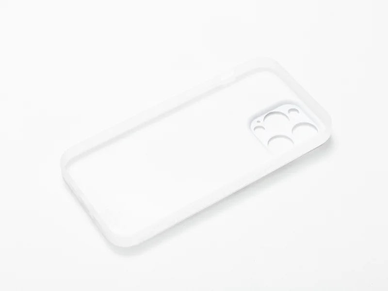 Sublimation Blanks iPhone 14 Pro Max Cover w/o  insert (Rubber, Clear)