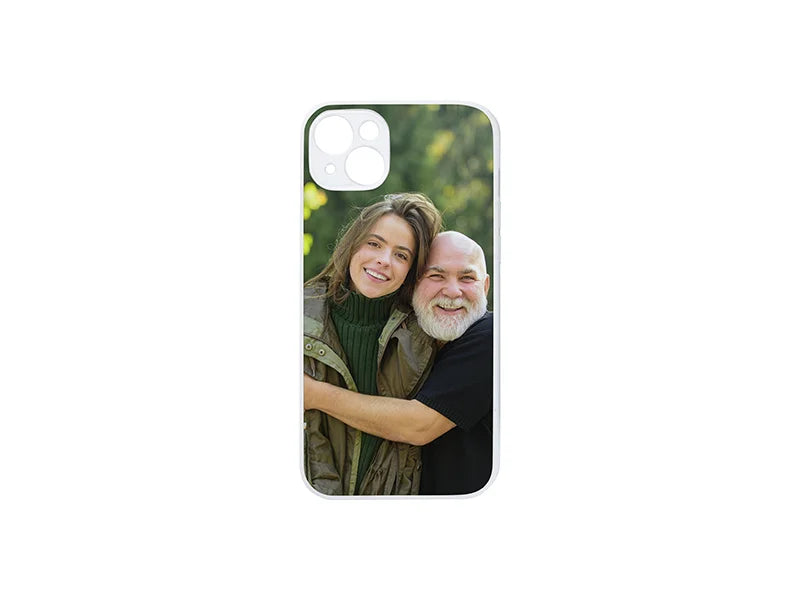 Sublimation Blanks iPhone 14 Plus Cover w/o insert (Rubber, White)