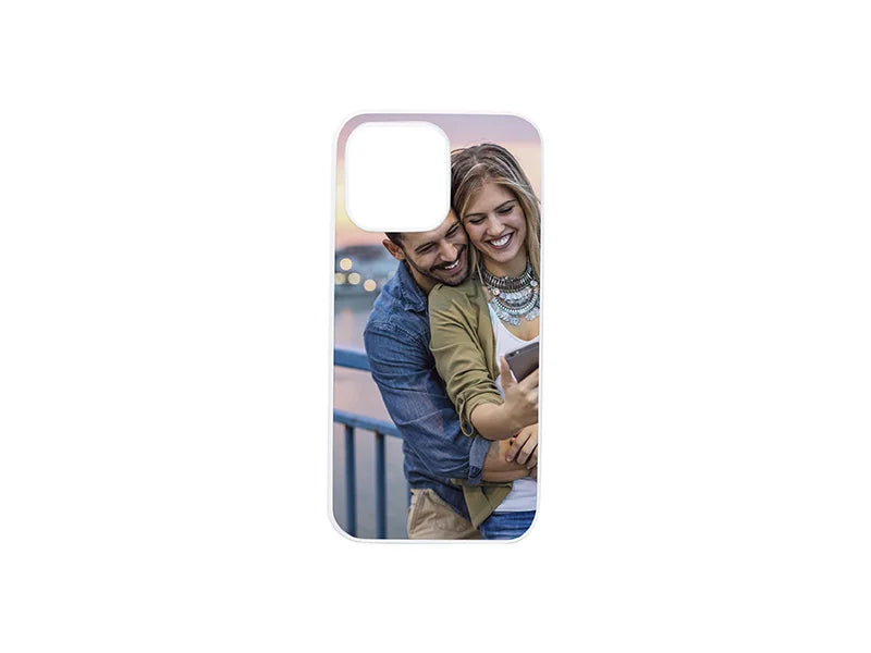 Sublimation Blanks iPhone 15 Plus Cover with insert (Plastic, Clear)