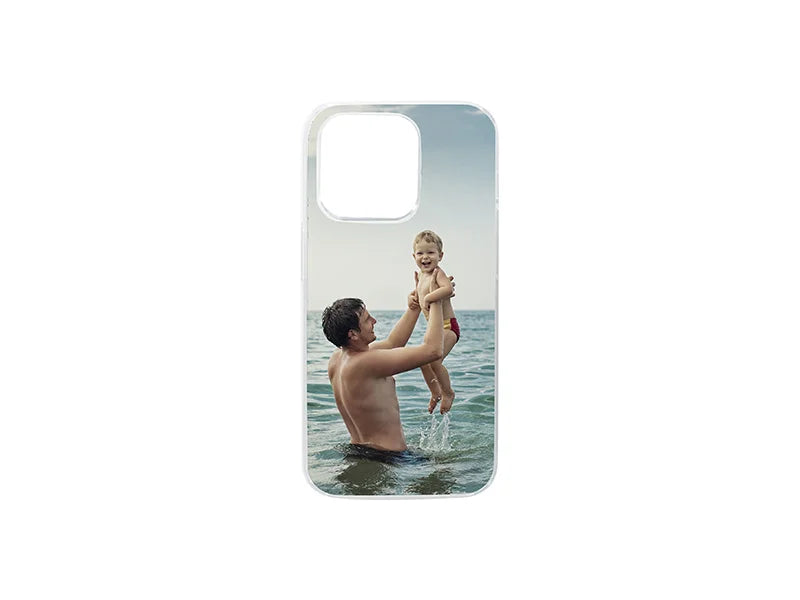 Sublimation Blanks iPhone 15 Pro Max  Cover with insert (Plastic, Clear)