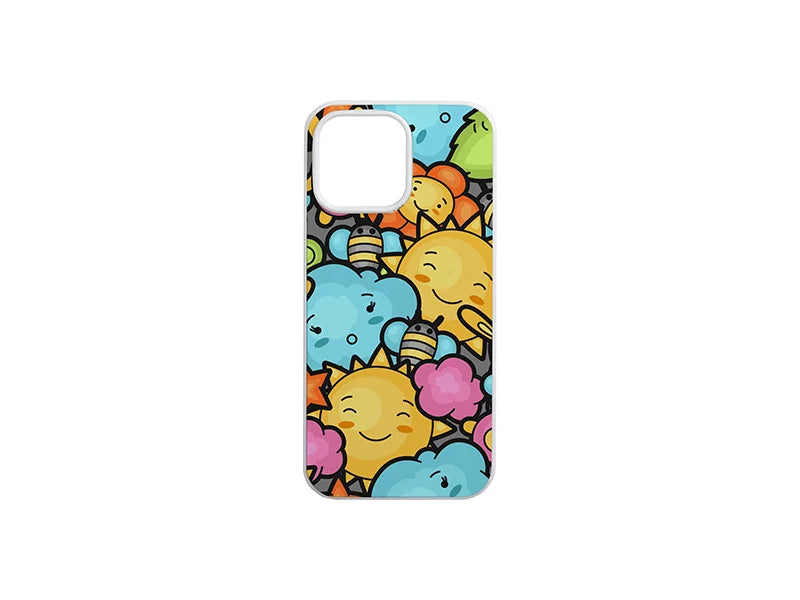 Sublimation iPhone 16 Pro Max Cover w/ insert (Plastic, White)