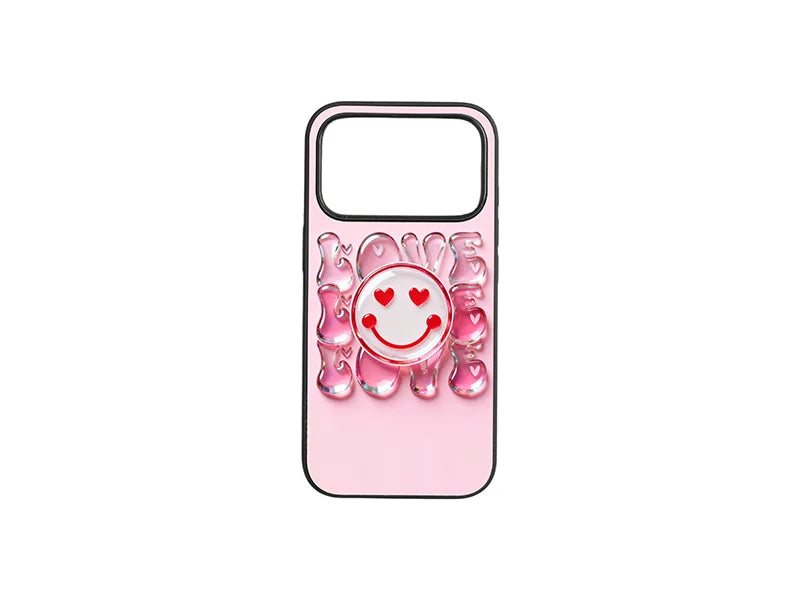 Sublimation iPhone 17Pro PC+TPU Cover w/ insert (Black)