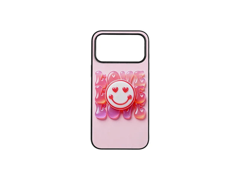 Sublimation iPhone 17ProMax PC+TPU Cover w/ insert (Black)
