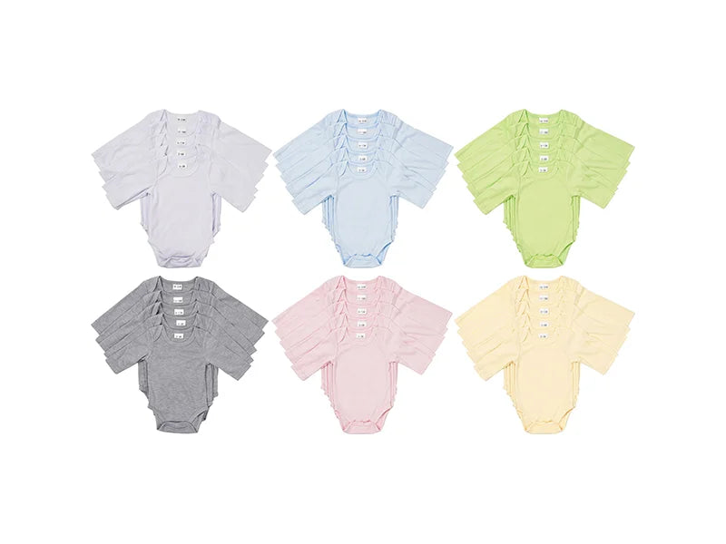 Sublimation Blank Baby Long Sleeve Onesie (Multi-Color)