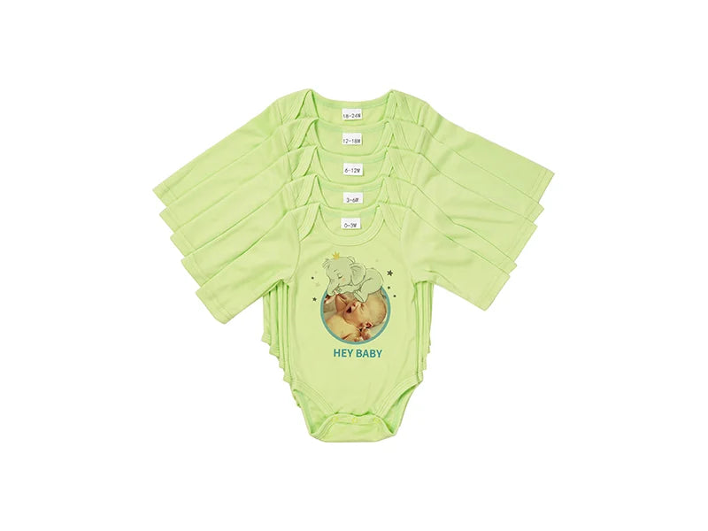 Sublimation Blank Baby Long Sleeve Onesie (Multi-Color)