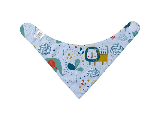 Sublimation Baby Bandana (Light Blue, 33*42cm)