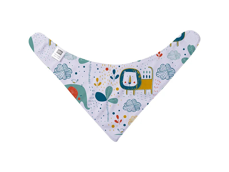 Sublimation Baby Bandana (White, 33*42cm)