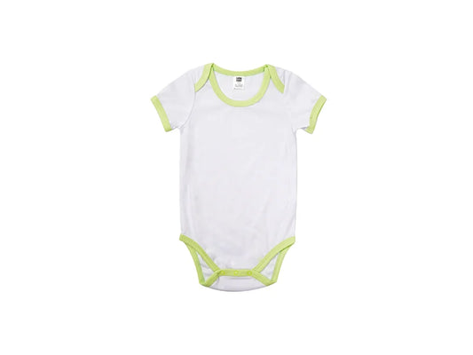 Baby Onesie Short Sleeve XXL(Green Edge,18-24M)