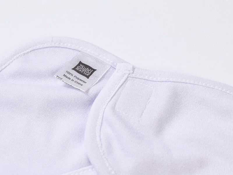 Sublimation Blanks Lace-Shaped Baby Bib (White)