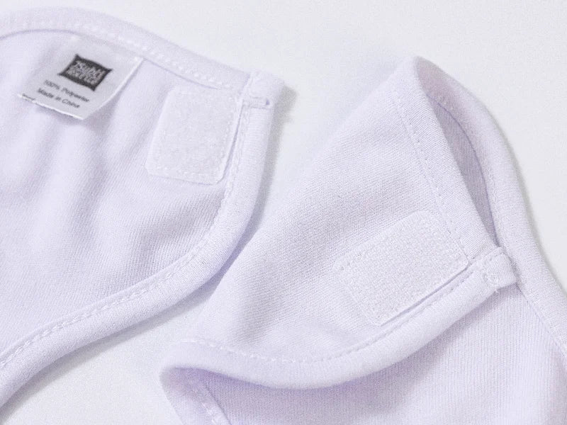 Sublimation Blanks Lace-Shaped Baby Bib (White)