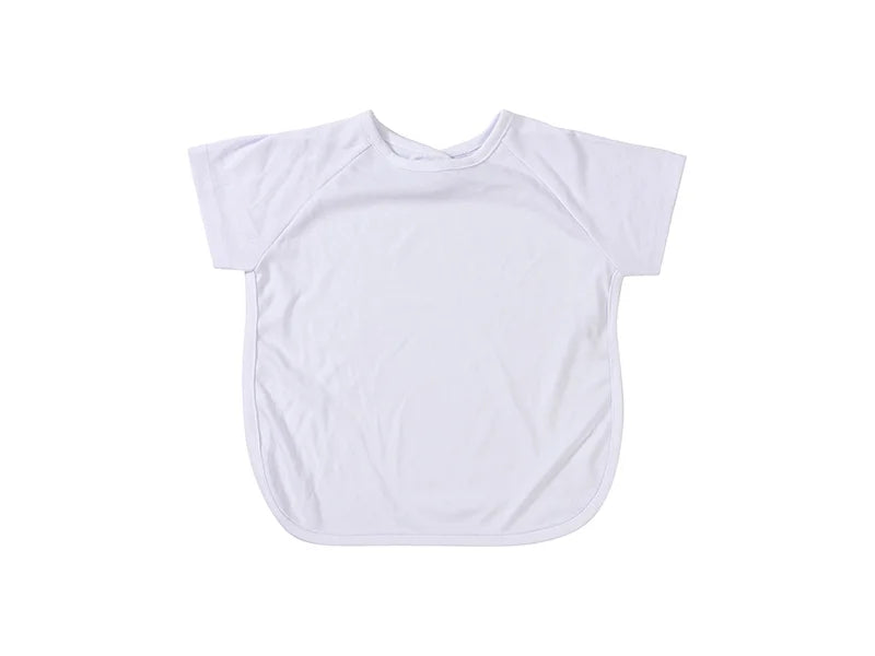 Sublimation Blanks Clothes-Shaped Baby Bib (White)