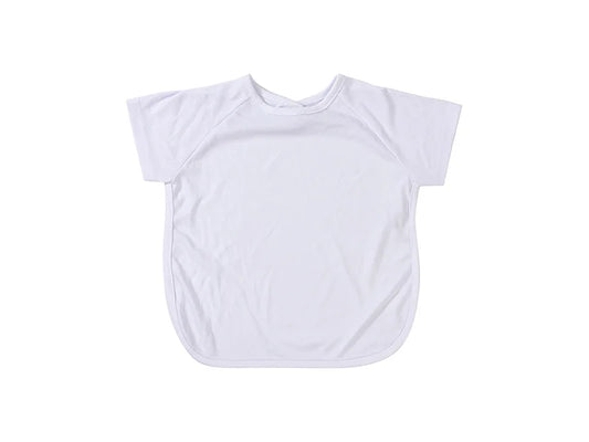 Sublimation Blanks Clothes-Shaped Baby Bib (White)