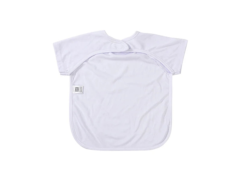 Sublimation Blanks Clothes-Shaped Baby Bib (White)