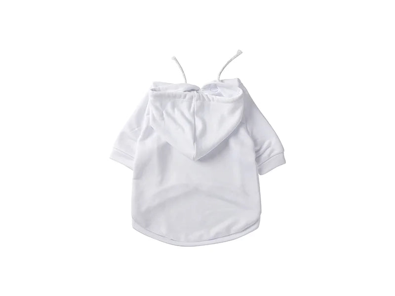 Sublimation Blank Dog Hoodie (White)