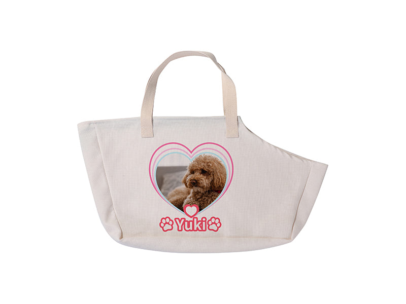 Sublimation Blanks Dog Carrier Bag (35*64cm, White )