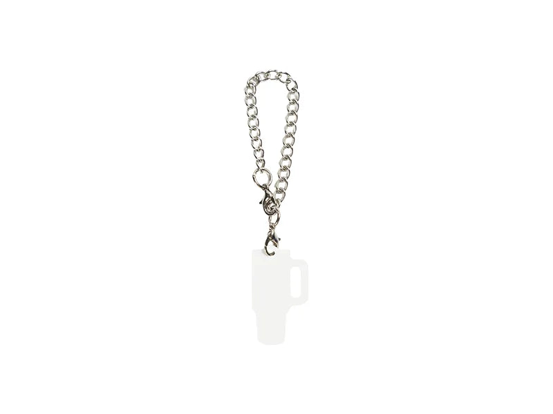 Sublimation Blank Aluminum Name Tag Ornament for Stanley Tumbler(2*3.55*0.14cm,Tumbler shape)