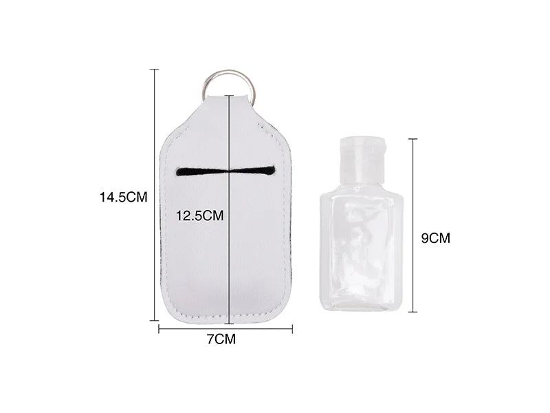 Sublimation Key Rings Hand Sanitizer Bottle Holder(60ml)