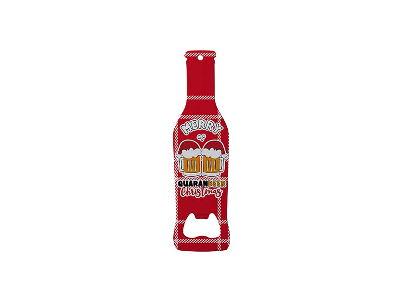 Sublimation Blanks Full White Stainless Steel Bottle Opener (4*14cm, Bottle)