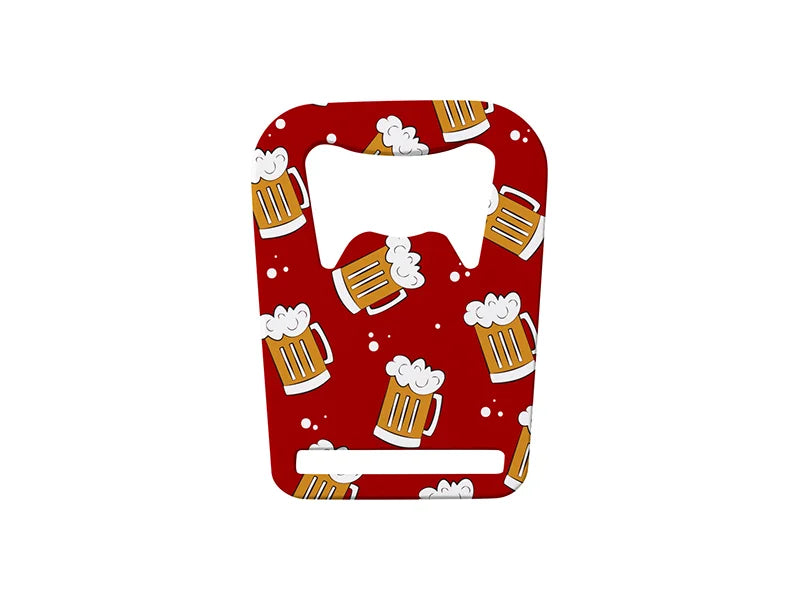 Sublimation Blanks Full White Stainless Steel Bottle Opener (Crown, 4.5*6cm)