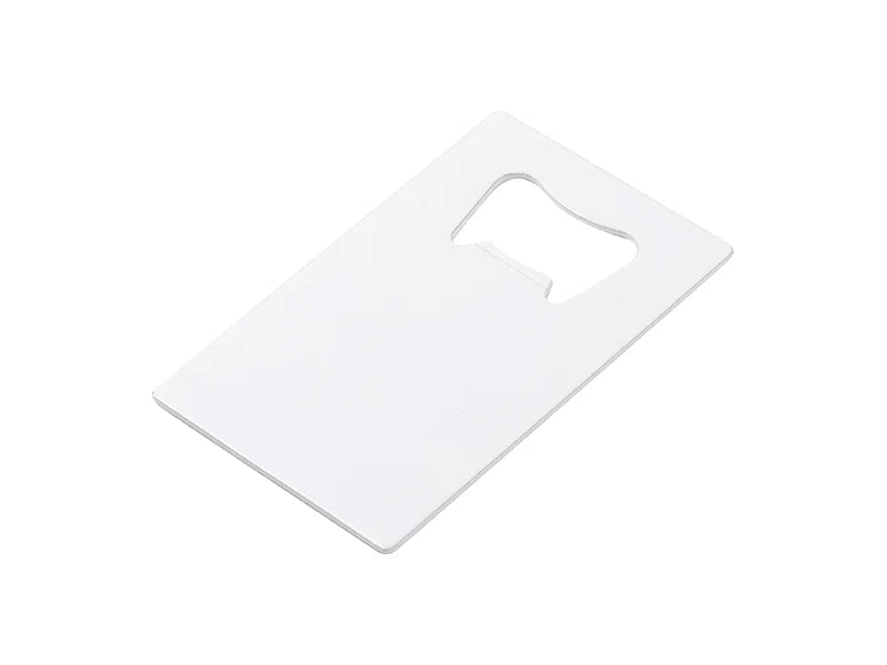 Sublimation Blanks Full White Stainless Steel Bottle Opener (Credit Card, 5.3*8.5cm)