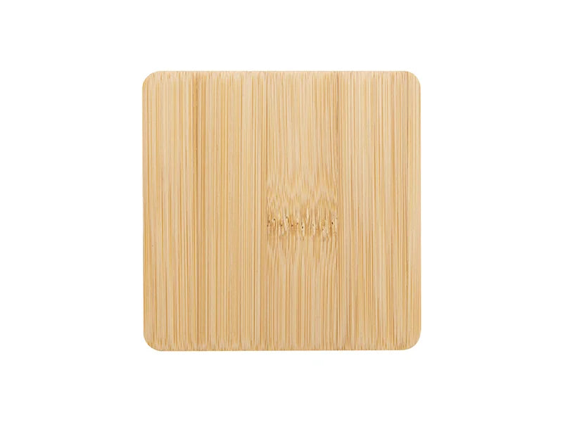 Sublimation Bamboo Bottle Opener Mug Coaster(Square, φ90mm)