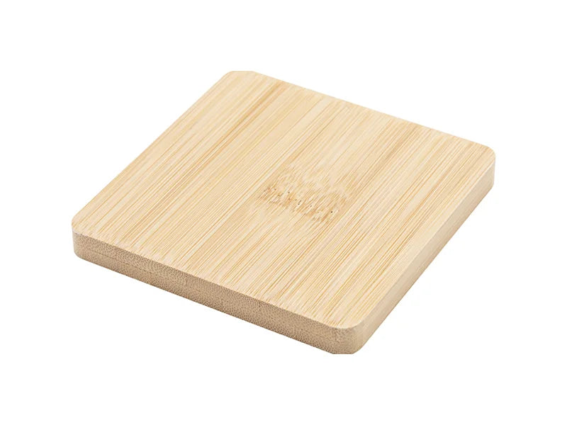 Sublimation Bamboo Bottle Opener Mug Coaster(Square, φ90mm)