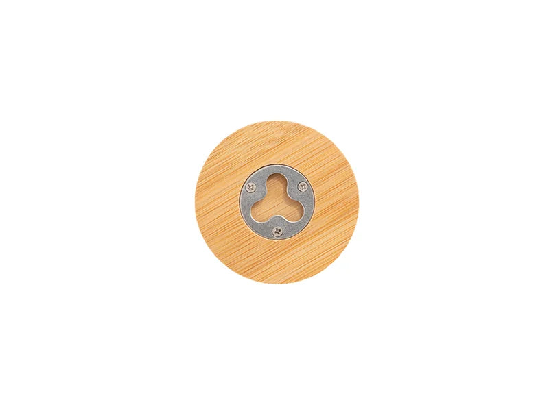 Sublimation Bamboo Bottle Opener(Round, φ80mm)