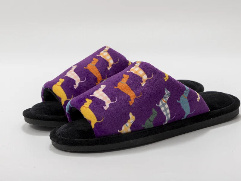 Sublimation Adult Fuzzy Slippers (White/Black, 40-41#)