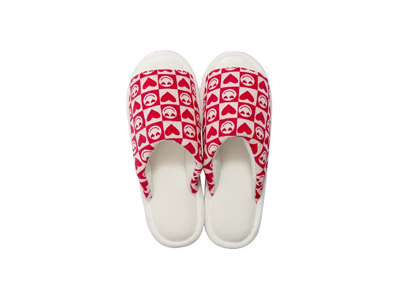 Sublimation Adult Fuzzy Slippers (Full White,40-41#)