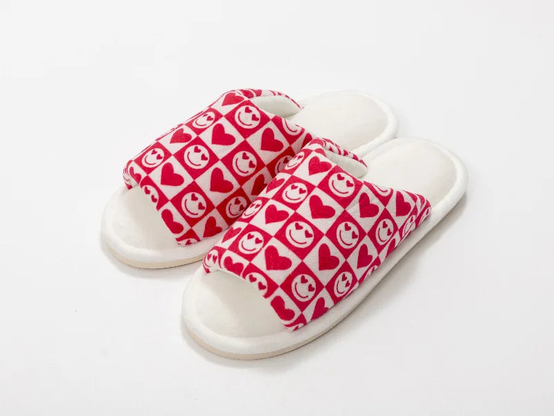 Sublimation Adult Fuzzy Slippers (Full White,40-41#)