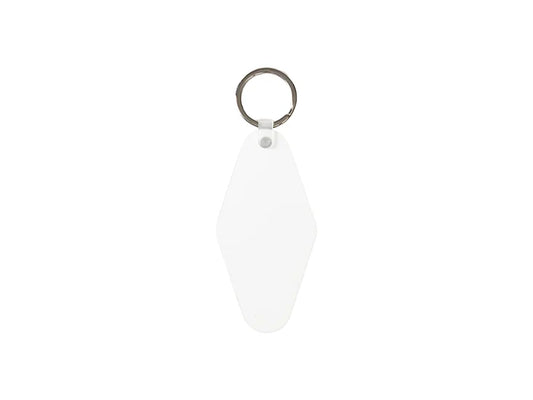 Sublimation Blanks Hard Board Key Ring (RND Rhombus,4.5*9cm)