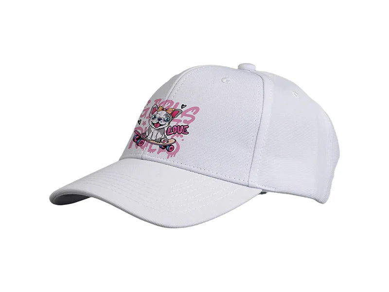 Sublimation Adult Mesh Trucker Cap (White)