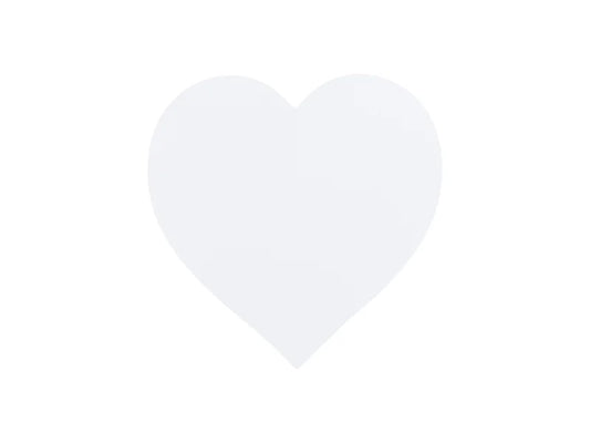 Sublimation Blanks Plastic Fridge Magnet (Heart, 6.5*6.5cm)