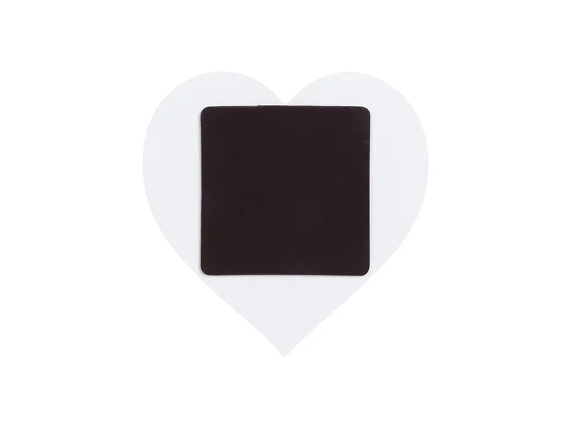 Sublimation Blanks Plastic Fridge Magnet (Heart, 6.5*6.5cm)